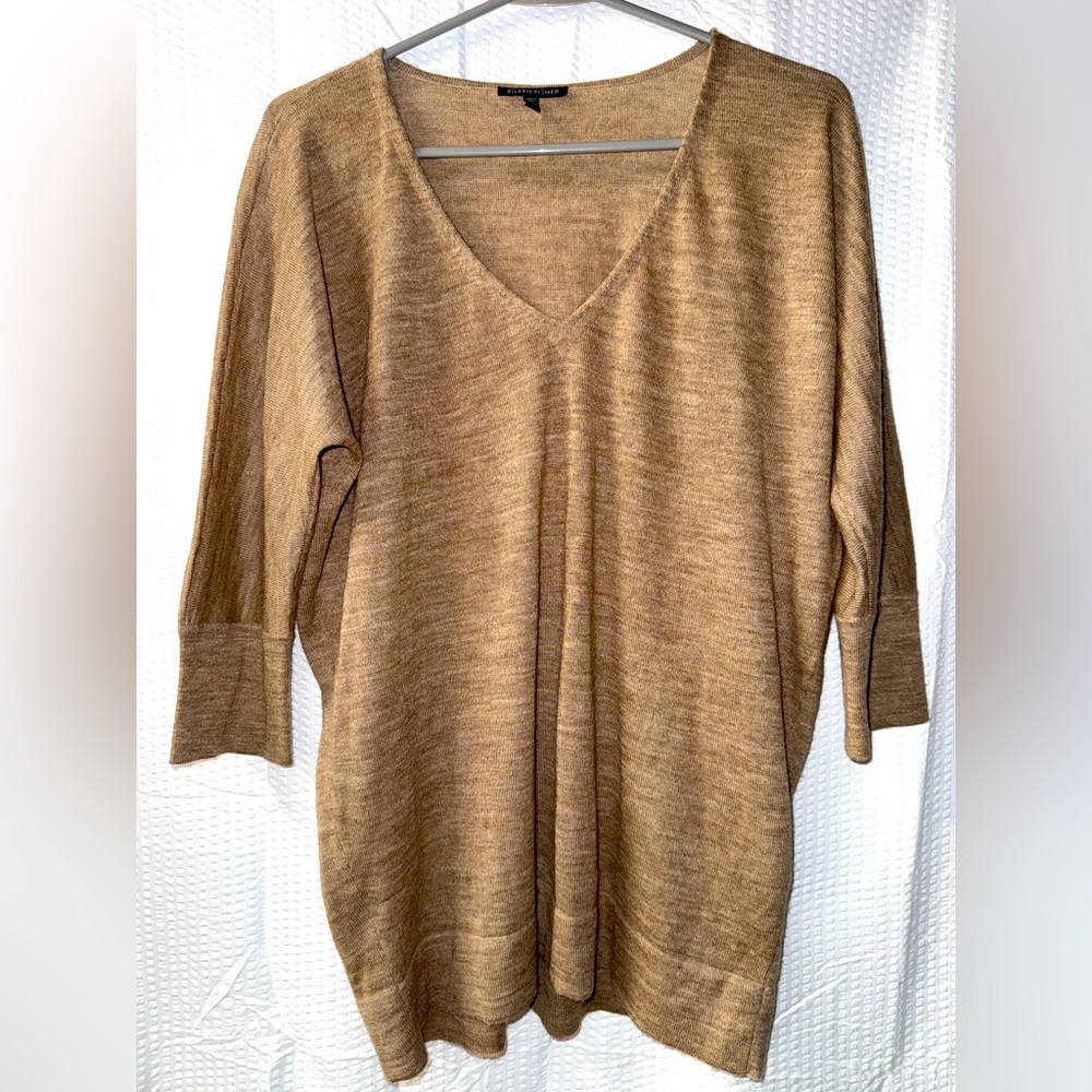 Eileen Fisher 100% Royal Alpaca Top Size S
